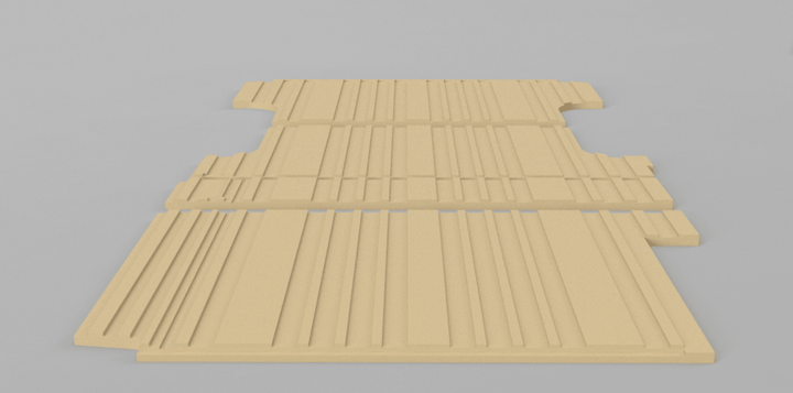 Sprinter Floor Insulation System and Subfloor