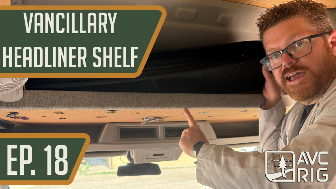 Maximize Your Space: Installing a Vancillary Headliner Shelf in Your Van