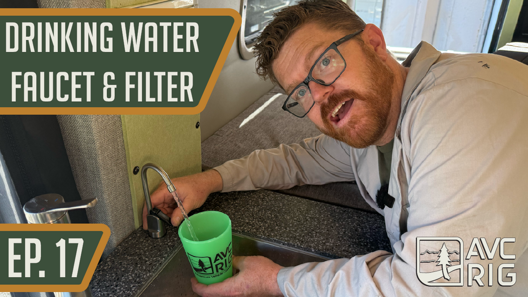 Pure Hydration on the Go: Installing a Separate Drinking Water Faucet & Filter in Your Van