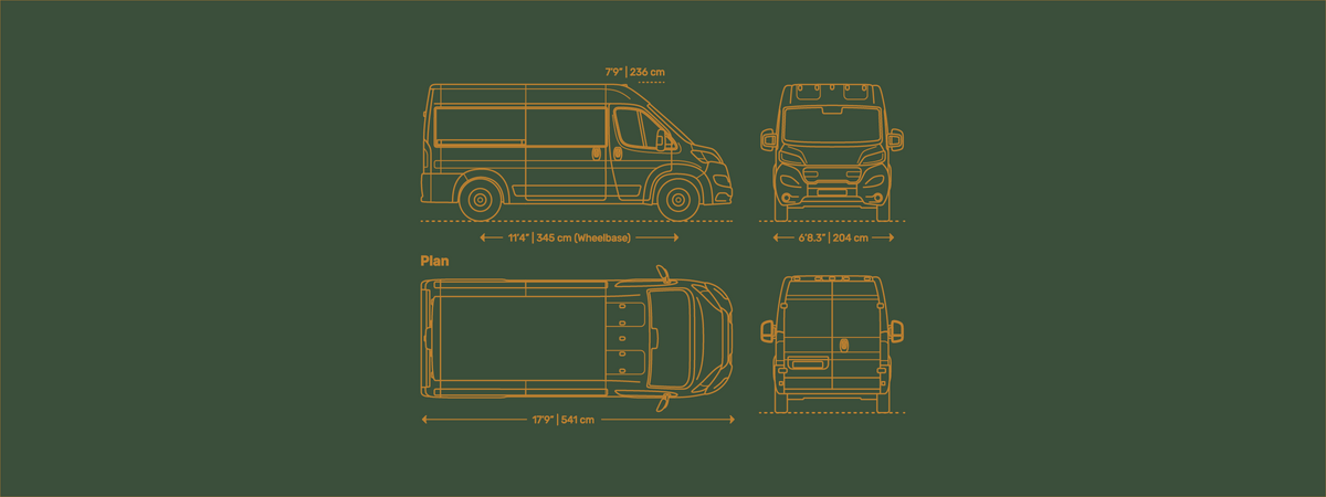 Ram ProMaster van conversion blueprint