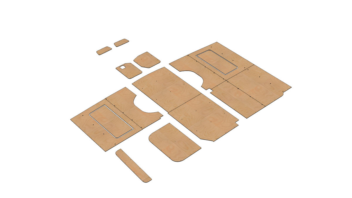 Sprinter 144 wall kit layout