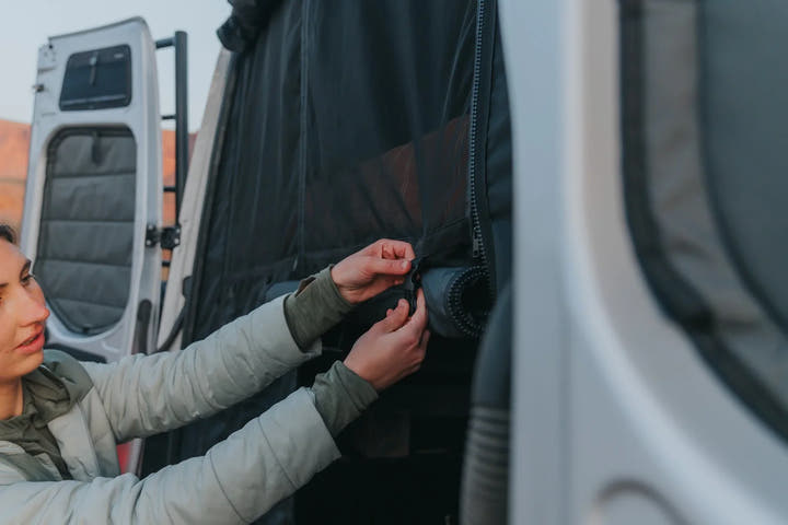 Mercedes Sprinter Bug Screen - Rear Door - AVC RIG