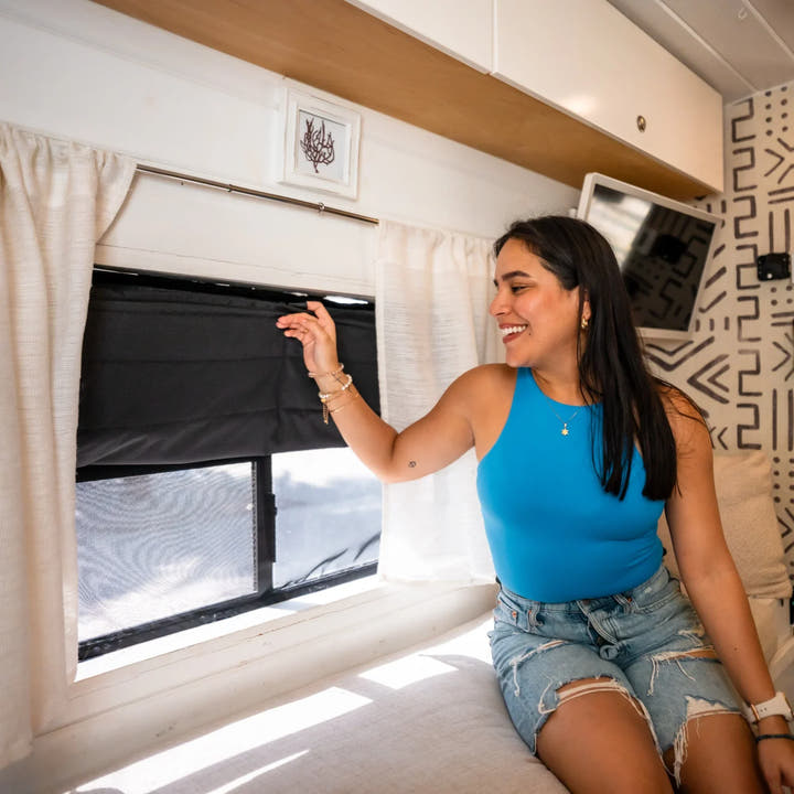Ford Transit Stealth Crew Window Cover - AVC RIG