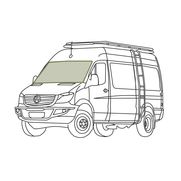 Mercedes Sprinter Stealth Front Windshield Cover - AVC RIG