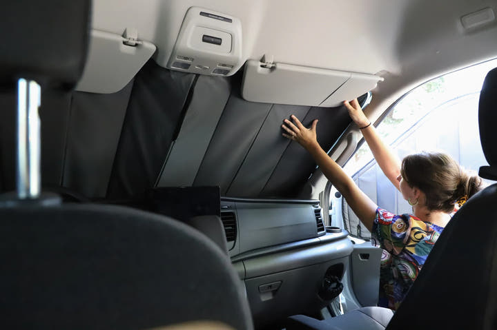 Ford Transit Stealth Front Windshield Cover - AVC RIG
