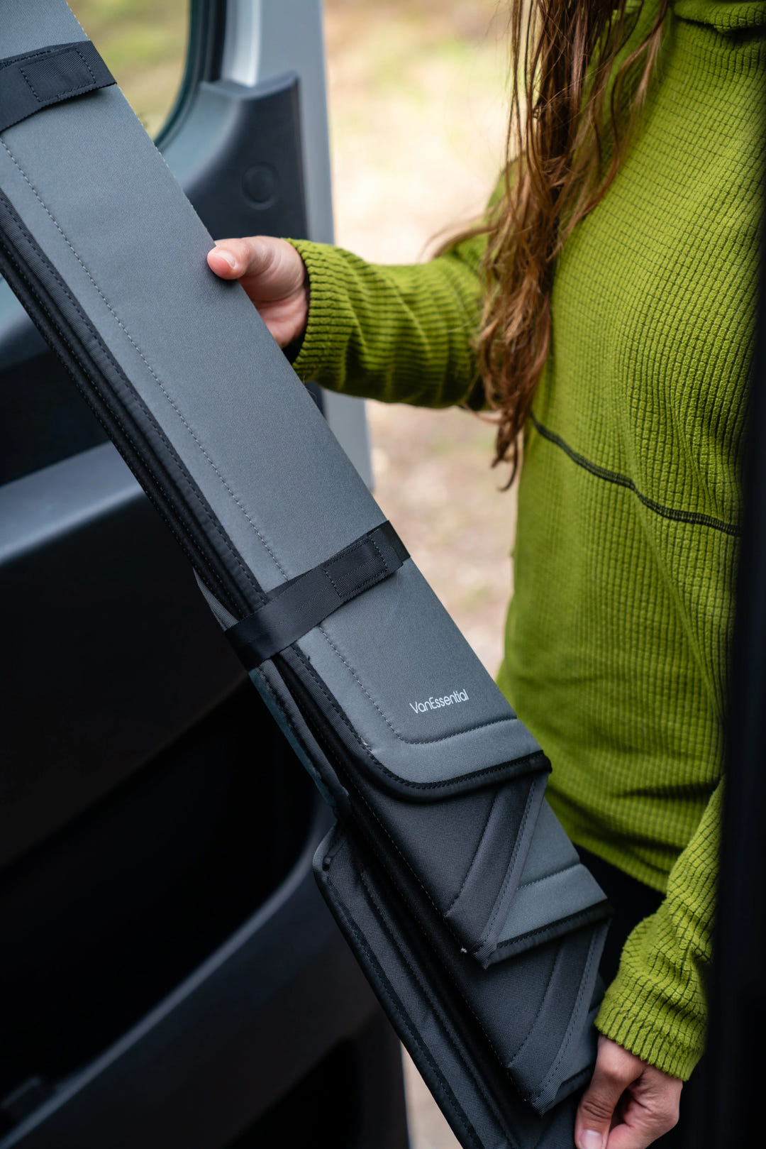 Mercedes Sprinter Stealth Front Door Window Covers (Pair) - AVC RIG