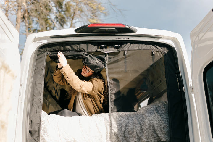 Ford Transit Bug Screen - Rear Door - AVC RIG