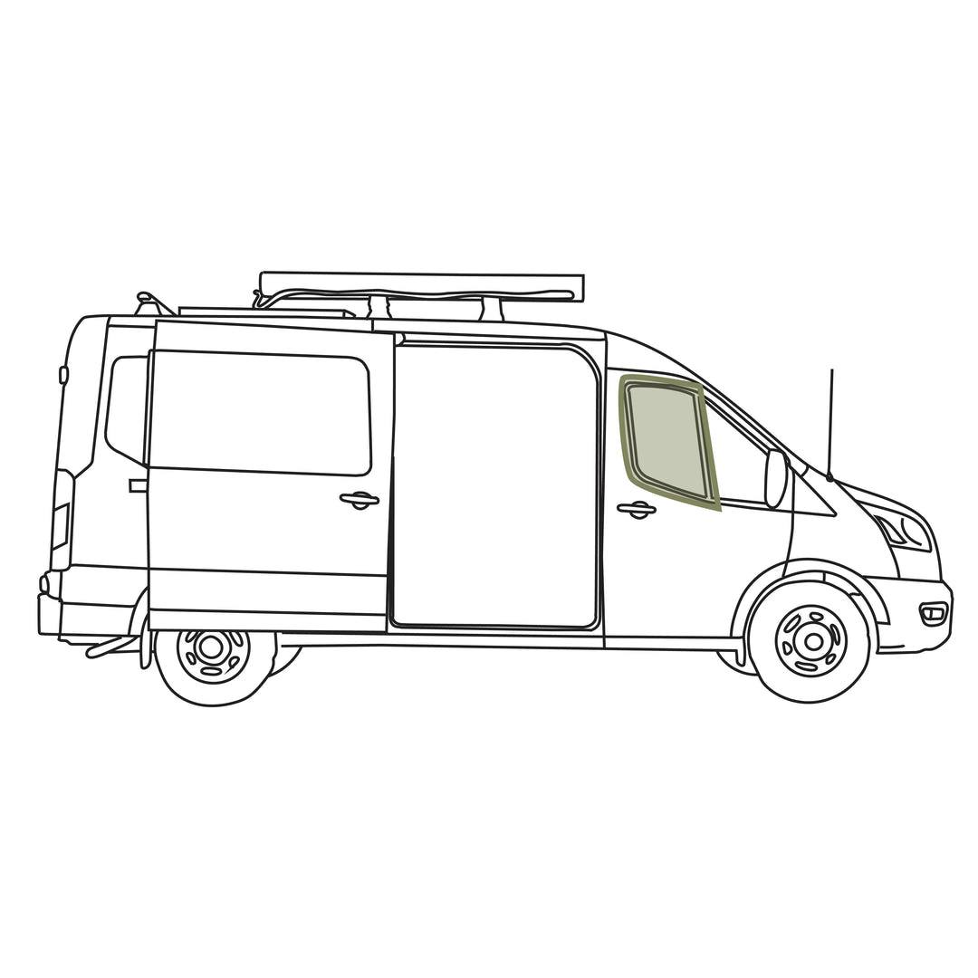 Ford Transit Bug Screen - Front Door (Pair) - AVC RIG