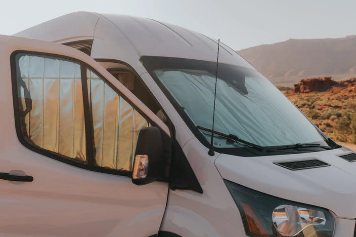 Ford Transit Reflective Front Windshield Cover - AVC RIG