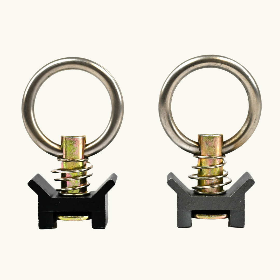 Venture L-Track Adjustable Single Stud with Stainless Steel Ring (4 Pack)