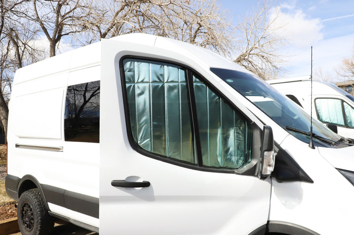 Ford Transit Reflective Front Door Window Covers (Pair)