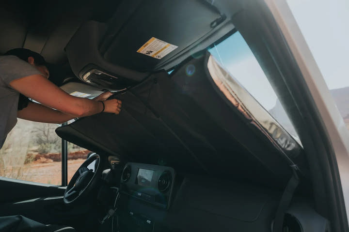 Mercedes Sprinter Reflective Front Windshield Cover - AVC RIG