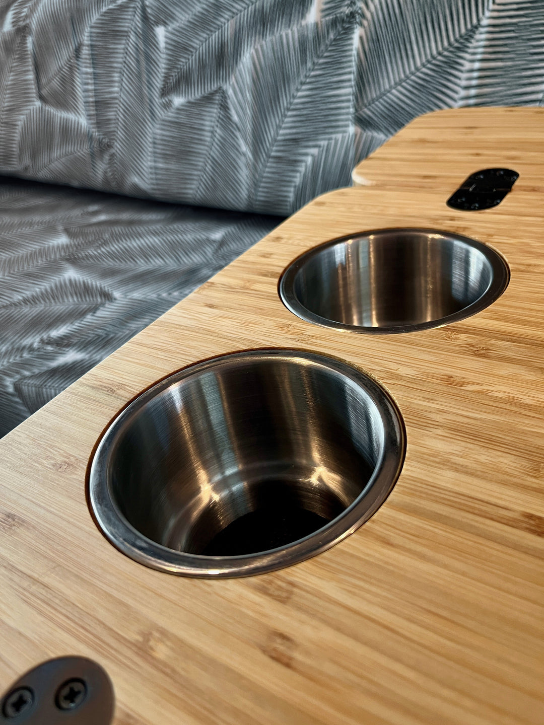 The Elite Bamboo Table 3/4" Thick For Camper Vans and RVs - AVC RIG
