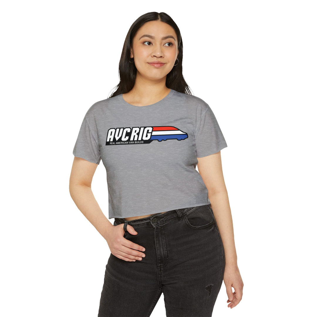 AVC RIG "Real American Van Builds" Tee - Cropped Edition