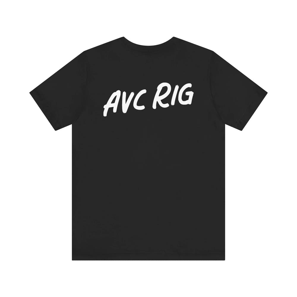 AVC RIG Classic Logo Tee - Blackout Edition - AVC RIG