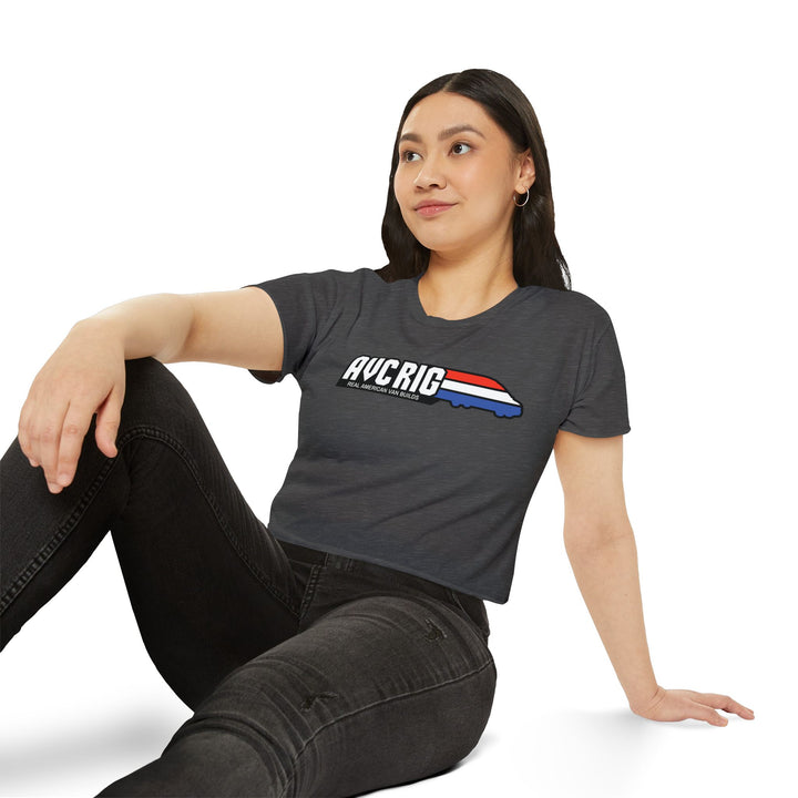 AVC RIG "Real American Van Builds" Tee - Cropped Edition