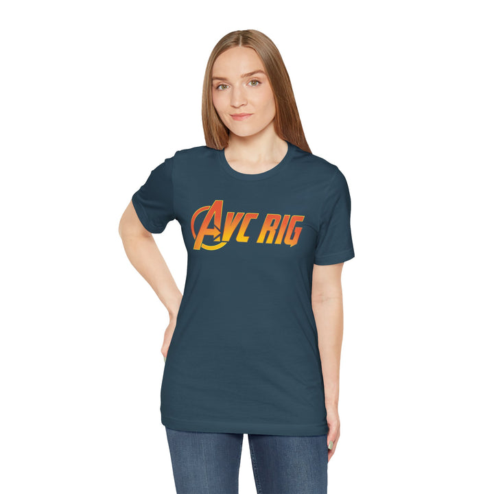 Comic Hero Unisex Jersey Tee - Super Hero Protector Team Up AVC Rig Theme