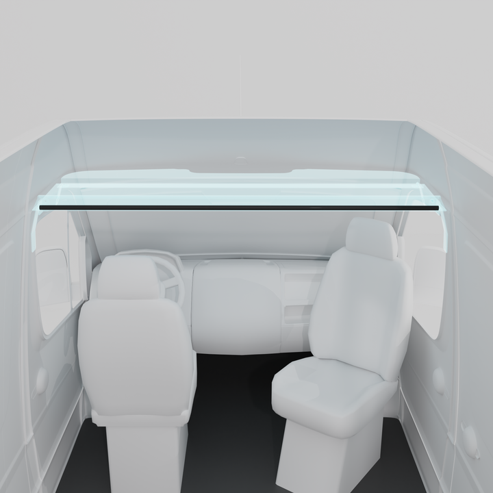 After Market Curtain Rod for Headliner Shelf