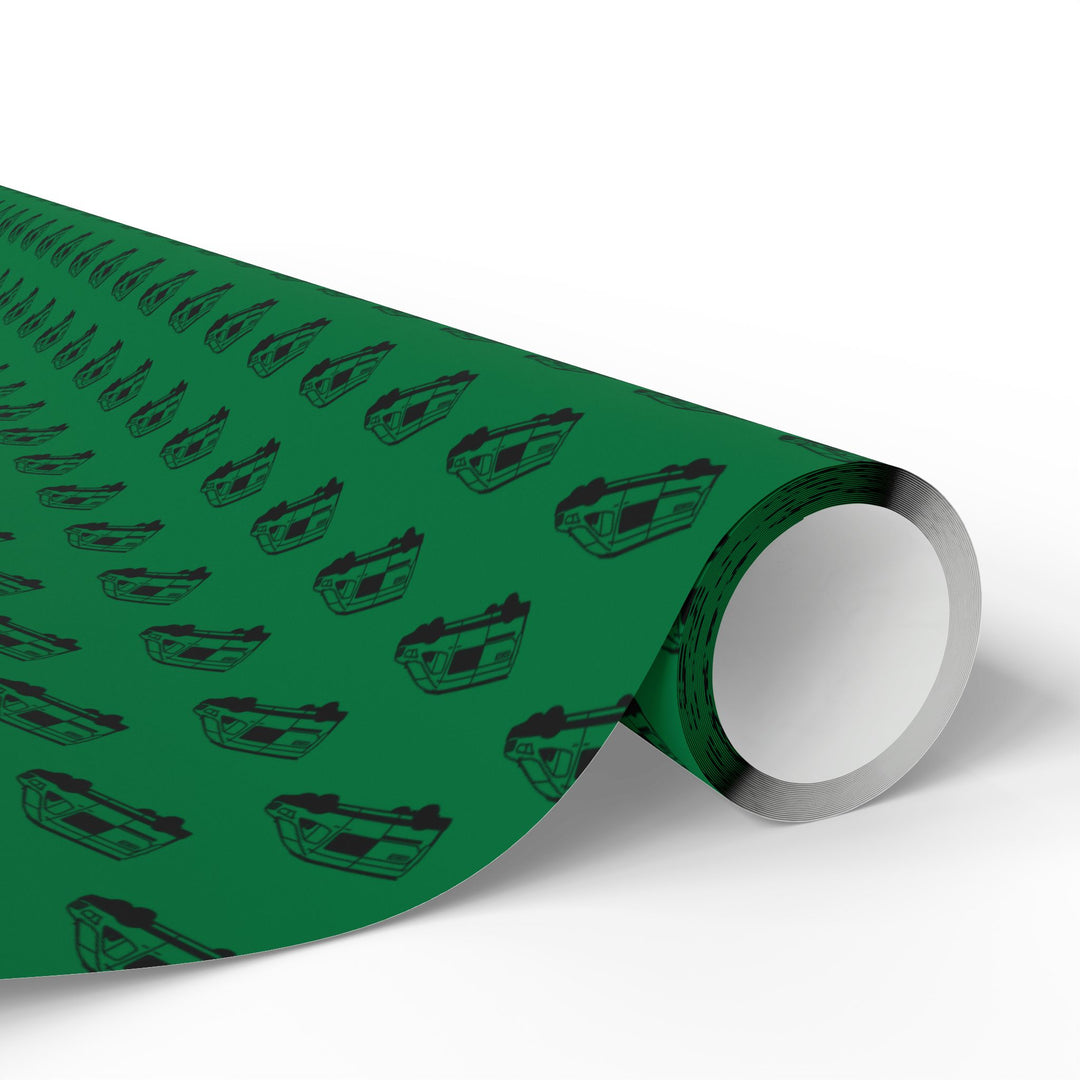 AVC Green Van logo wrapping paper