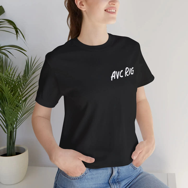 AVC RIG Classic Logo Tee - Blackout Edition - AVC RIG
