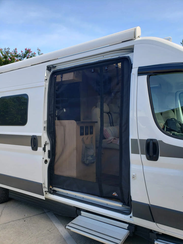 07-2024 Mercedes Sprinter Side Sliding Door Insect Screen - AVC RIG