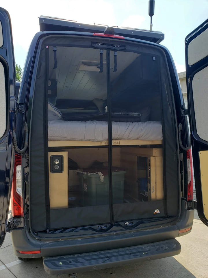 Sprinter Rear Screen V2 - Full Insect Bug Screen