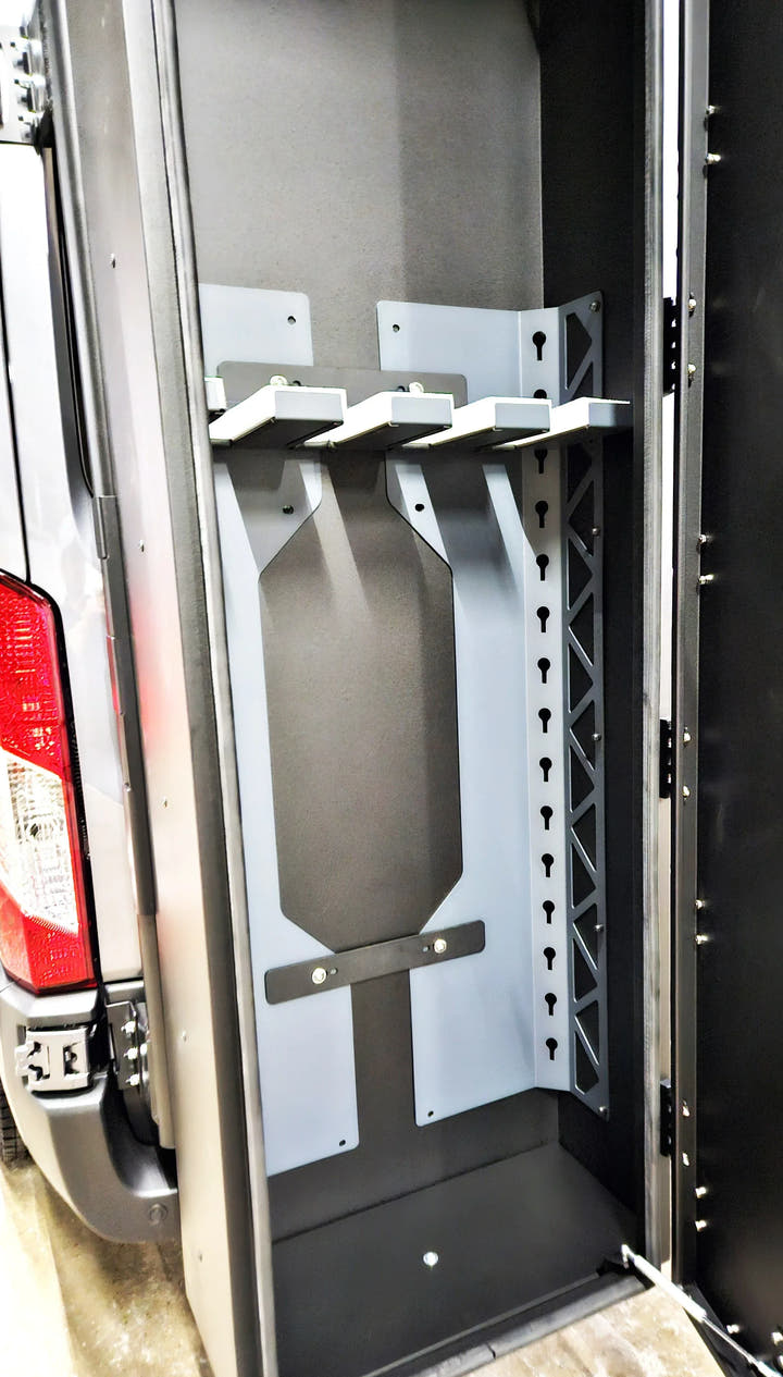 Rover Vans Ski/Snowboard Box for Van Rear - AVC RIG