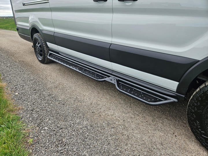 Rover Vans Side Steps for Ford Transit - AVC RIG