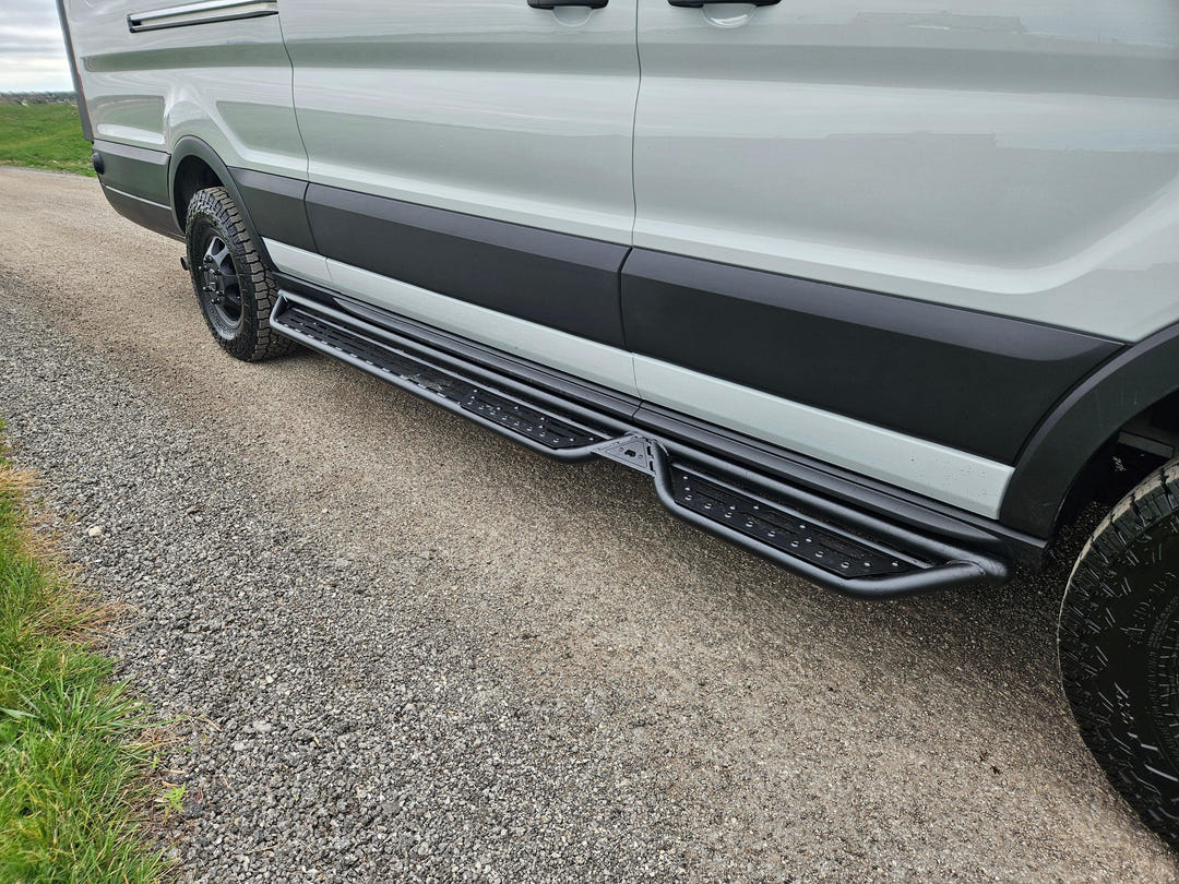 Rover Vans Side Steps for Ford Transit - AVC RIG