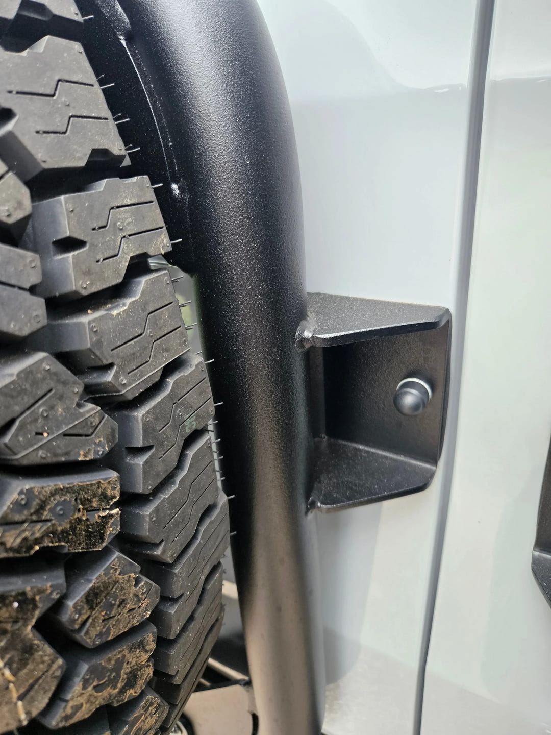 2025 Design Rover Vans Tire Carrier &amp; Ladder Combo for Ford Transit - AVC RIG