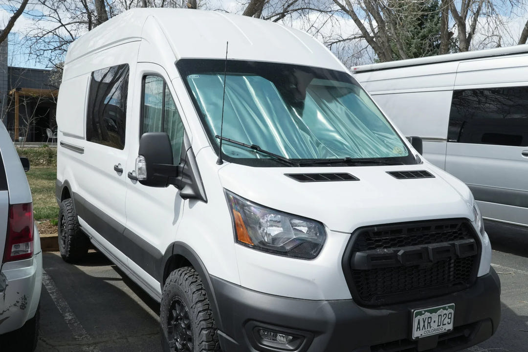 Ford Transit Reflective Front Windshield Cover - AVC RIG