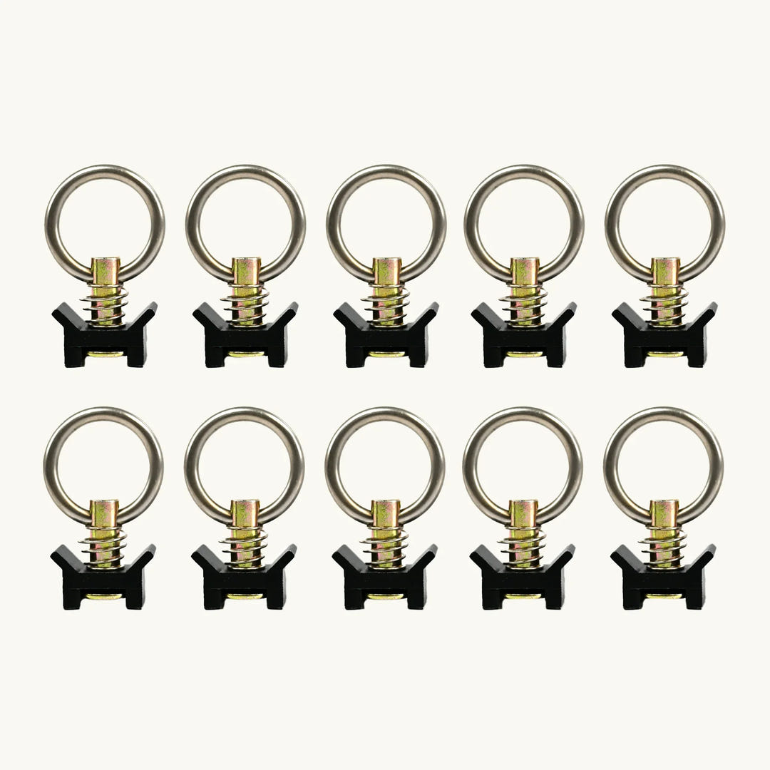 Venture L-Track Adjustable Tie Down Ring (10 Pack)