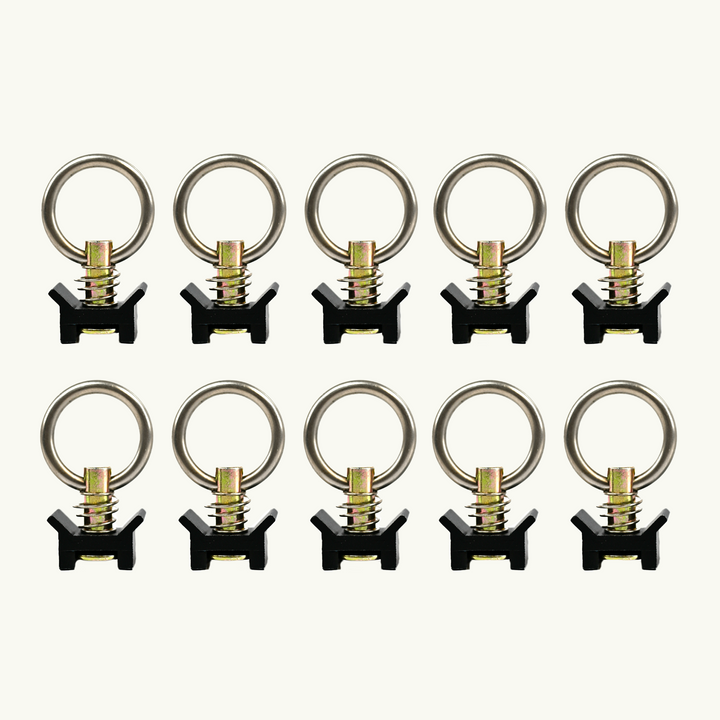 Venture L-Track Adjustable Single Stud with Stainless Steel Ring (10 Pack)