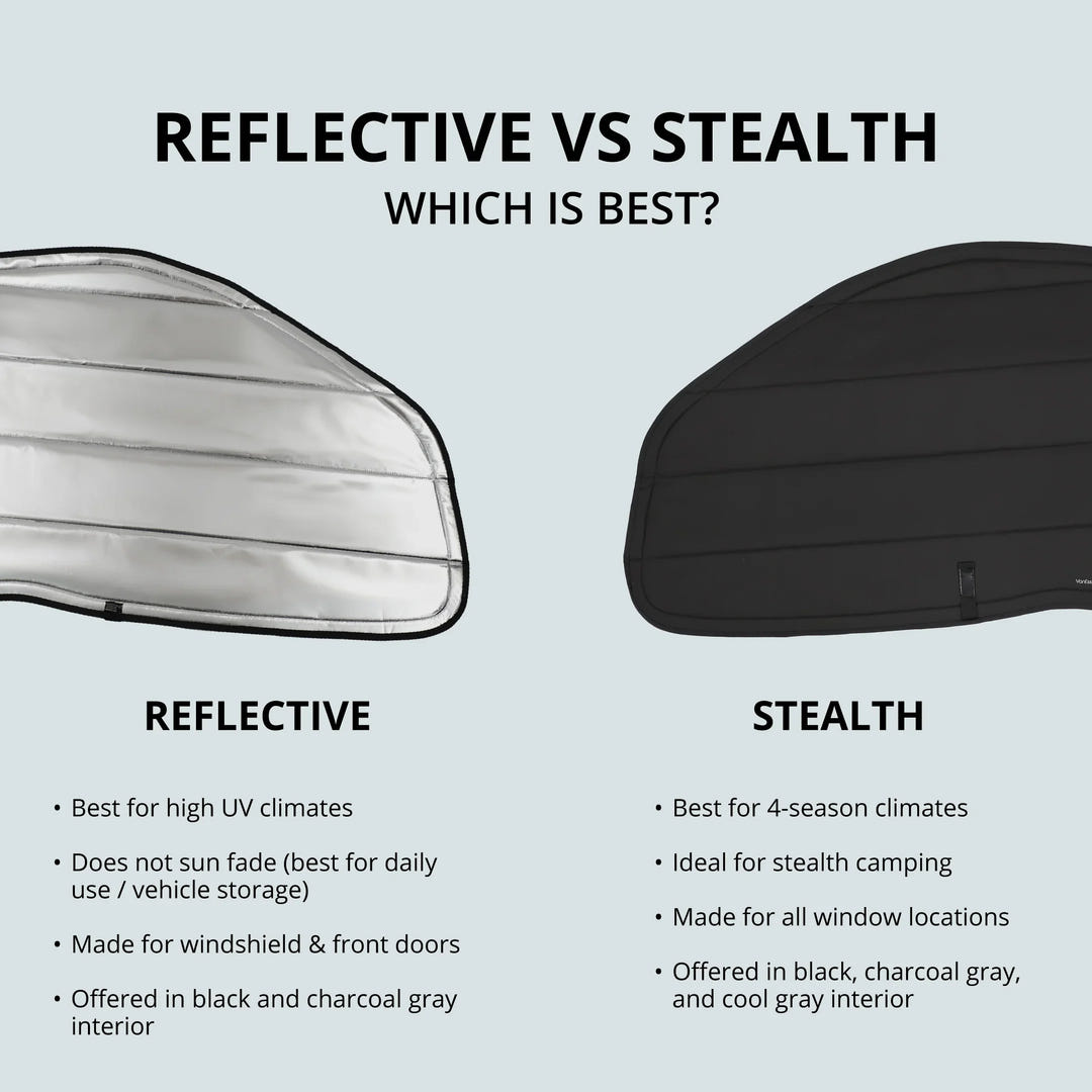 Ram Promaster Stealth Front Door Window Covers (Pair) - AVC RIG