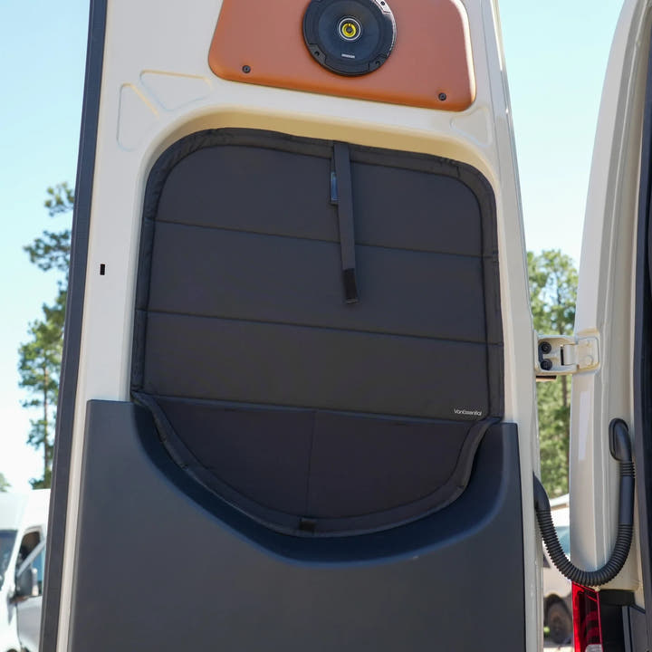 Mercedes Sprinter Stealth Rear Door Window Covers (Pair) - AVC RIG