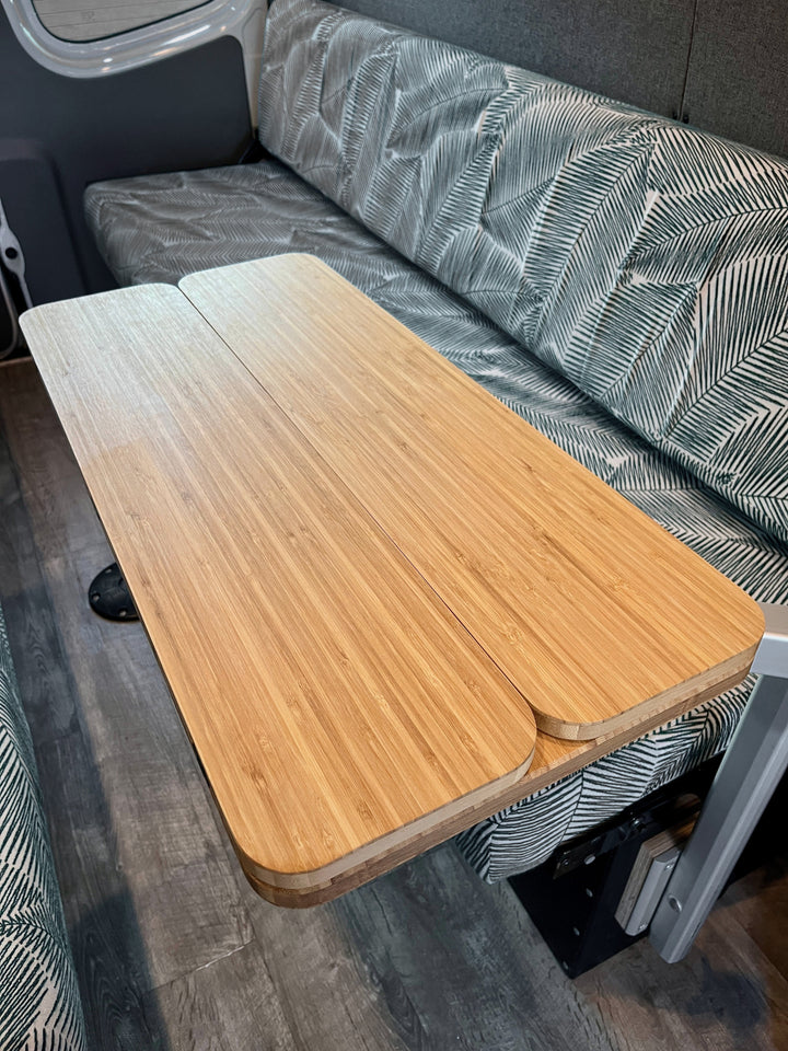 The Elite Bamboo Table 3/4" Thick For Camper Vans and RVs - AVC RIG