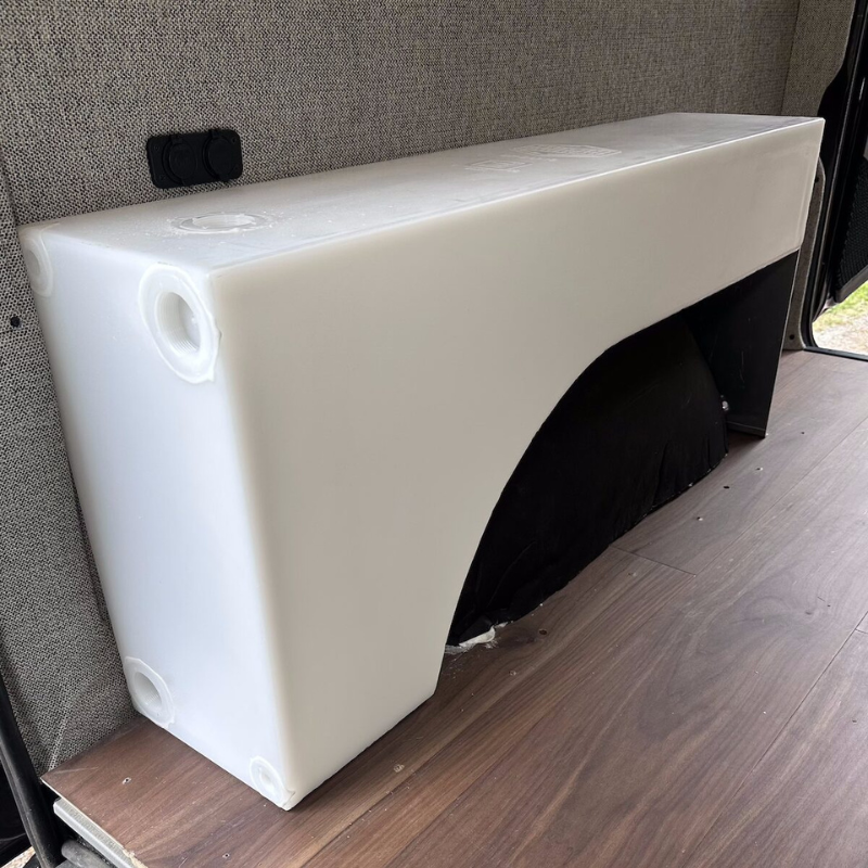 19-Gallon Slim Dually Wheel Well Water Tank (SP-DU-19) – view 3