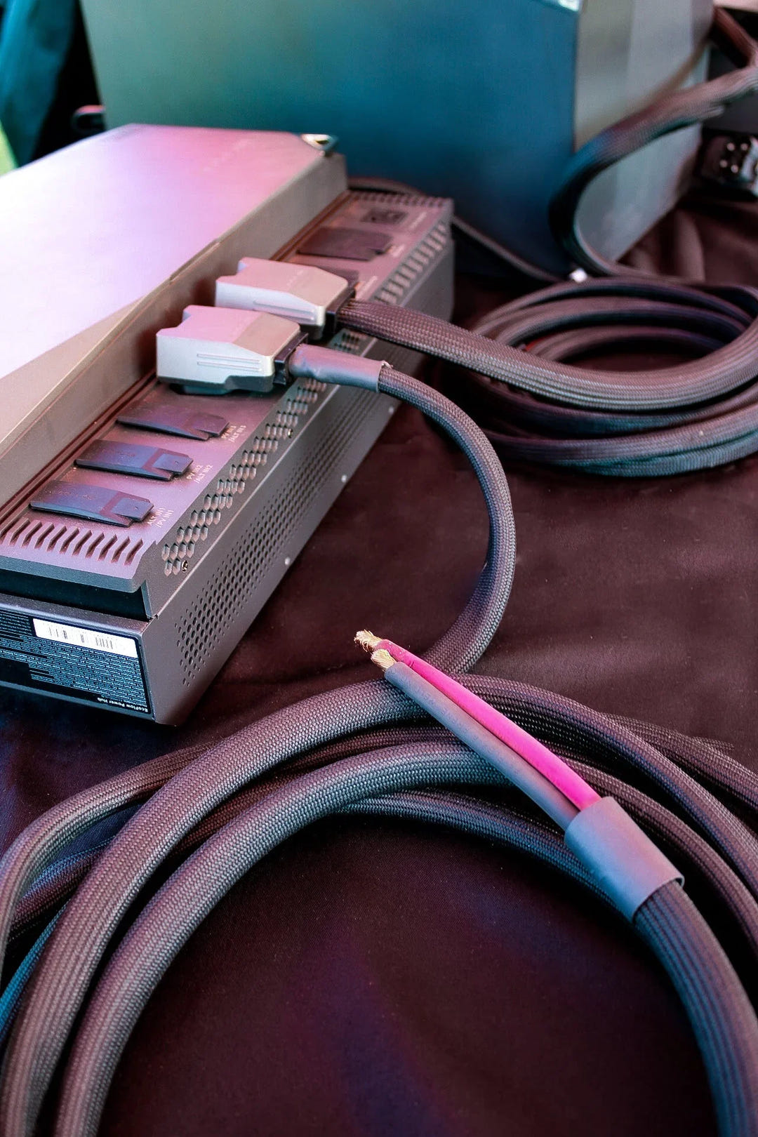 48-Volt Air Conditioner Cable for EcoFlow Power Kits (4-Post to Bare Wire, 20 Foot) - AVC RIG
