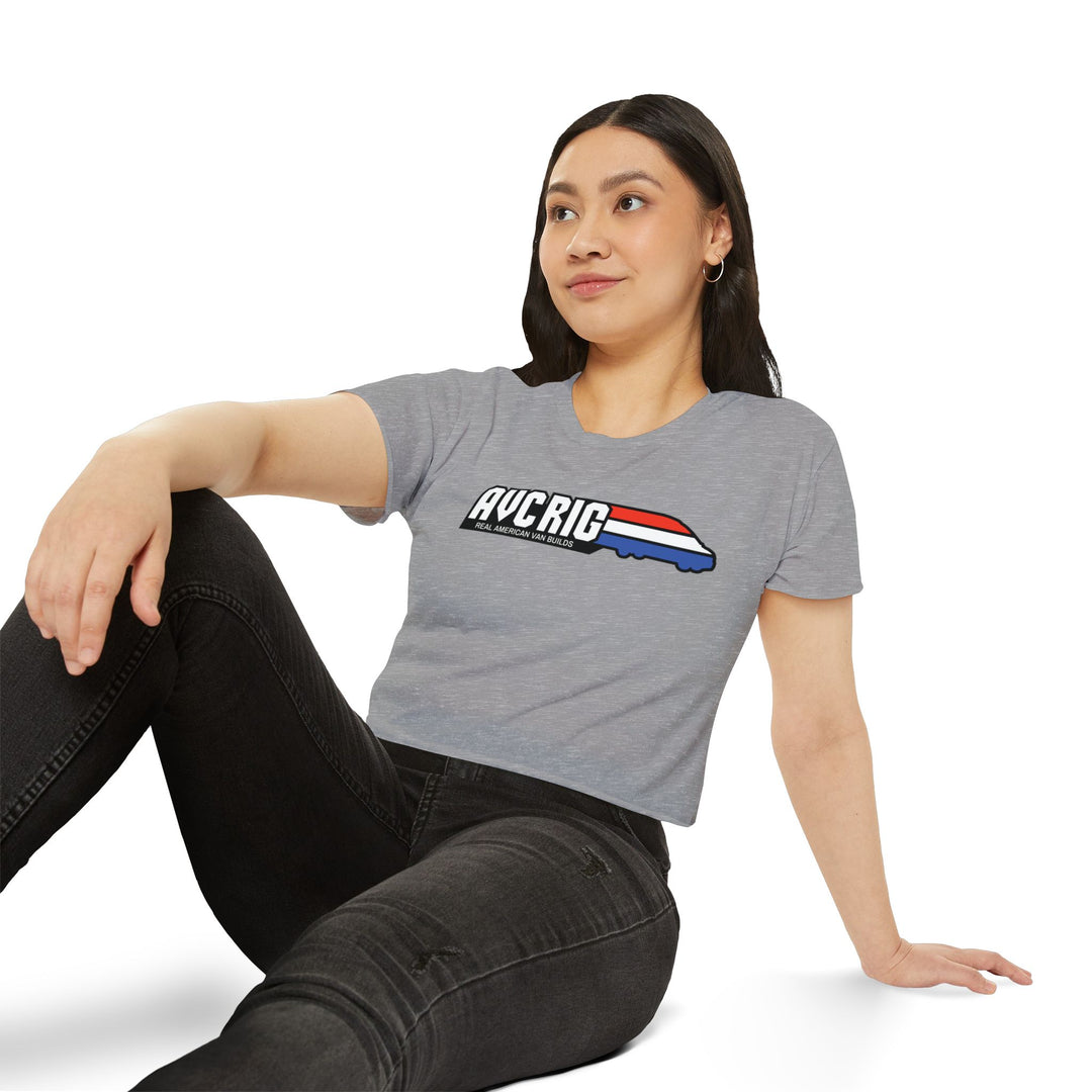 AVC RIG "Real American Van Builds" Tee - Cropped Edition