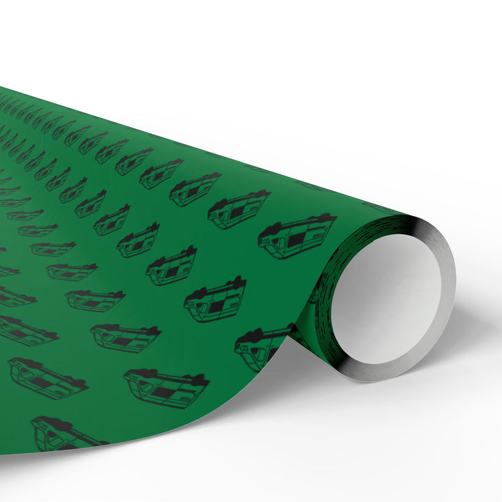 AVC Green Van logo wrapping paper