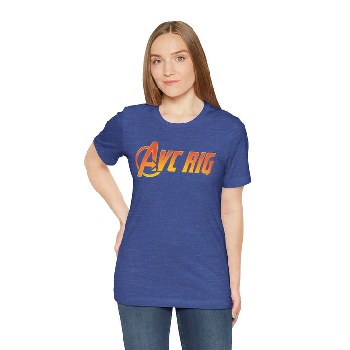 Comic Hero Unisex Jersey Tee - Super Hero Protector Team Up AVC Rig Theme - AVC RIG