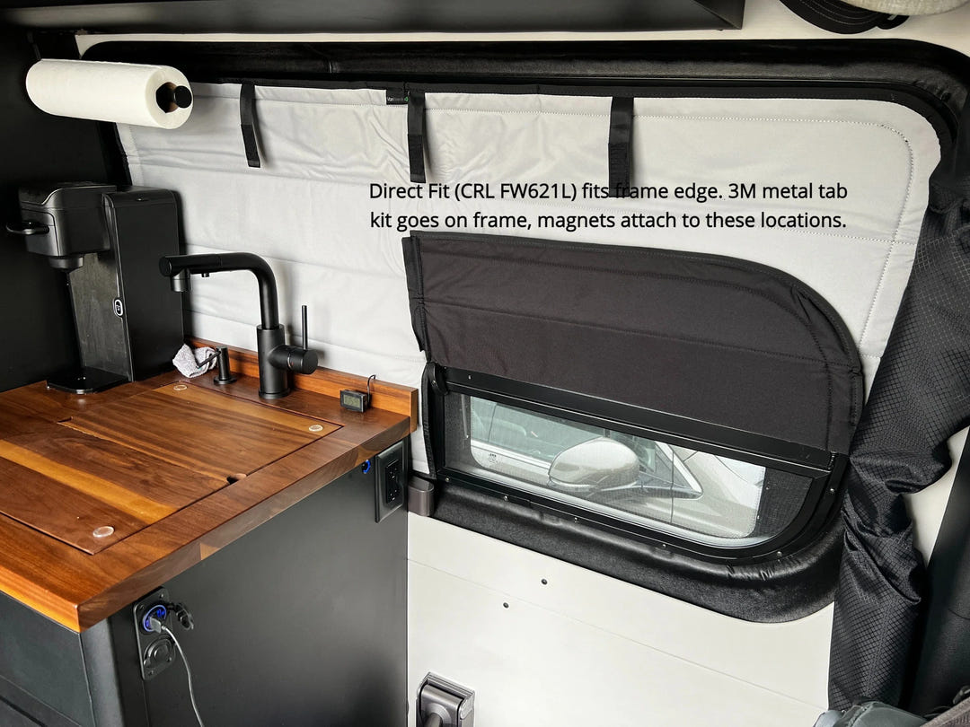 Mercedes Sprinter Stealth Crew Window Cover - AVC RIG
