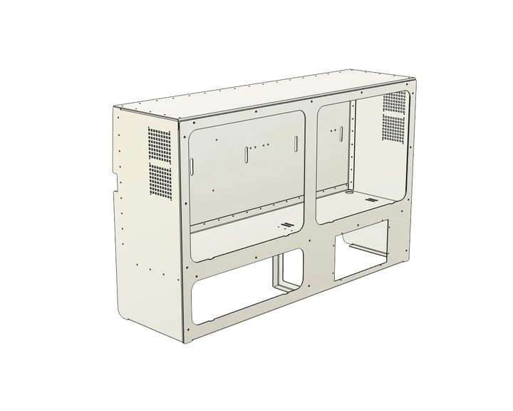 Aluminum EcoFlow Utility Cabinet - AVC RIG