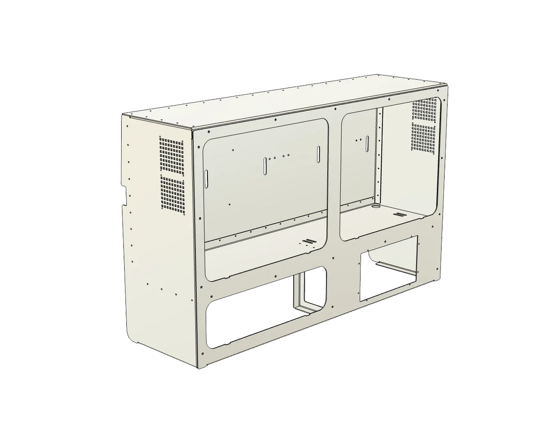 Aluminum EcoFlow Utility Cabinet - AVC RIG