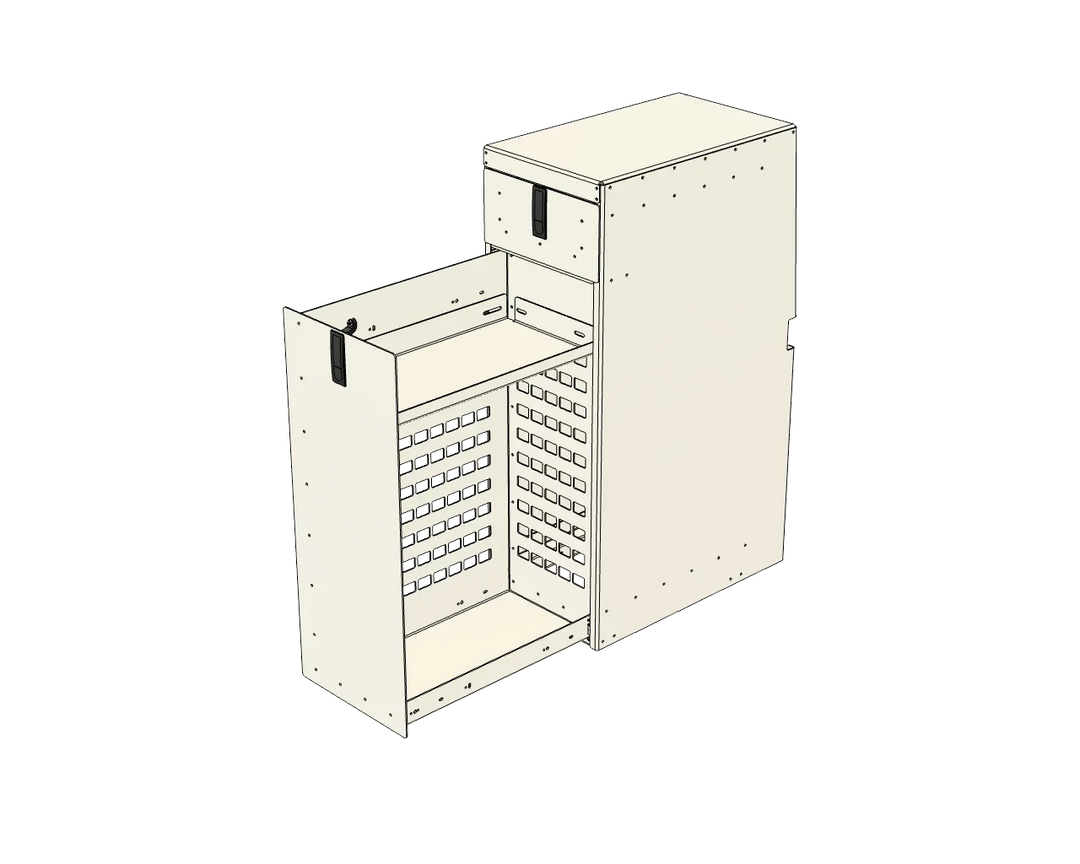 Aluminum Pantry with Drawer Cabinet - AVC RIG