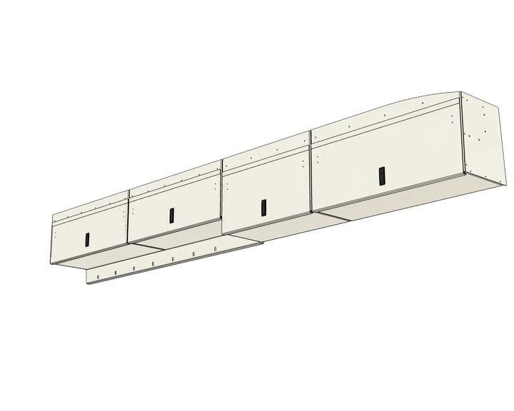 Aluminum Overhead Cabinet - AVC RIG