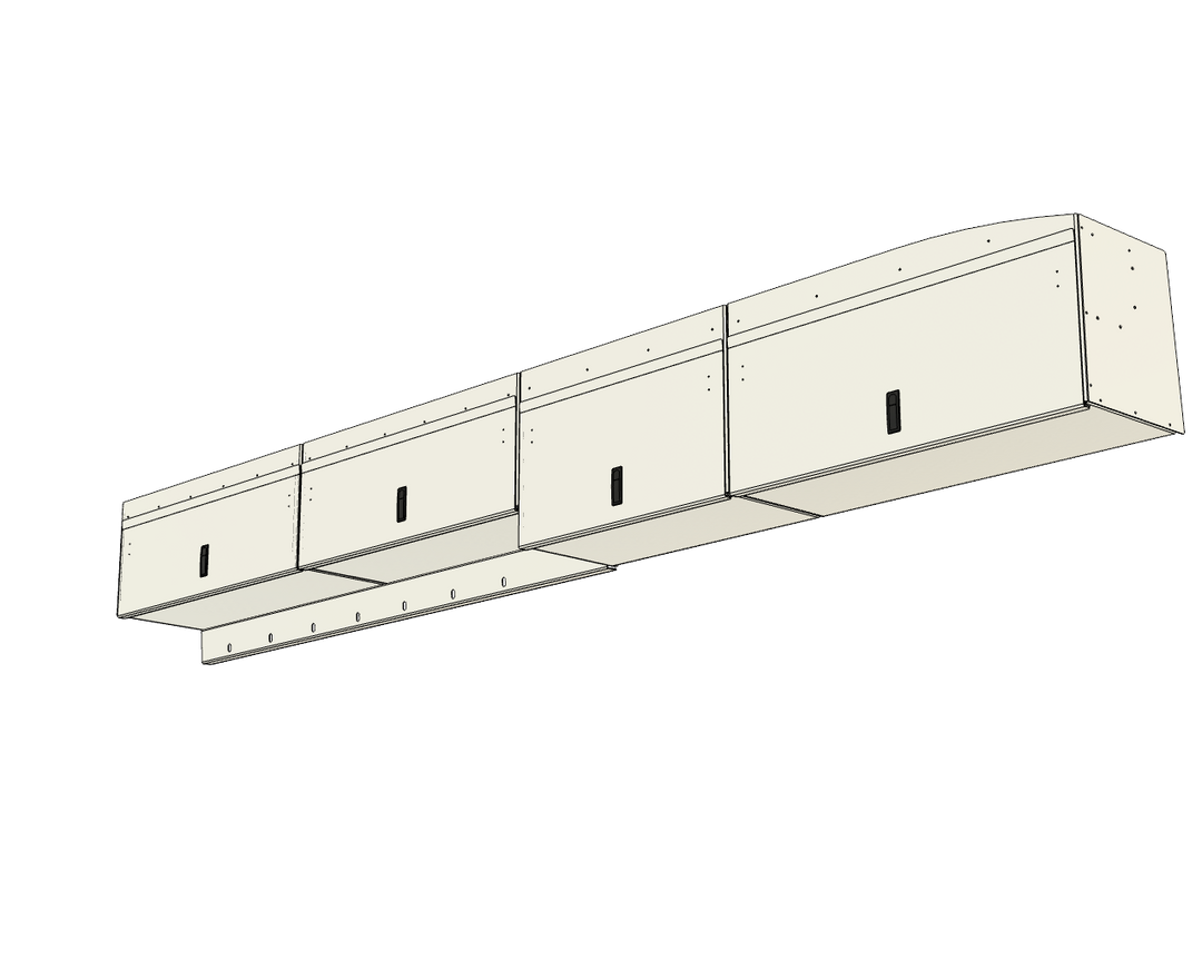 Aluminum Overhead Cabinet