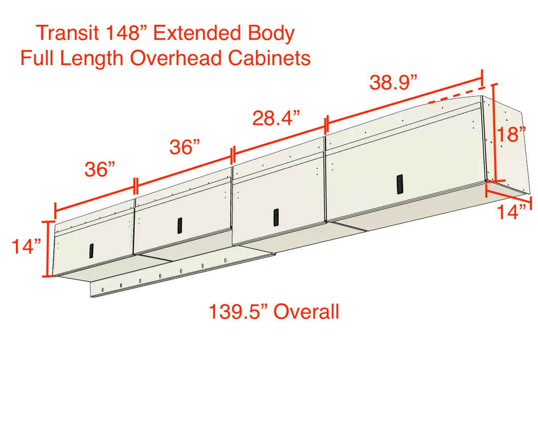 Aluminum Overhead Cabinet - AVC RIG