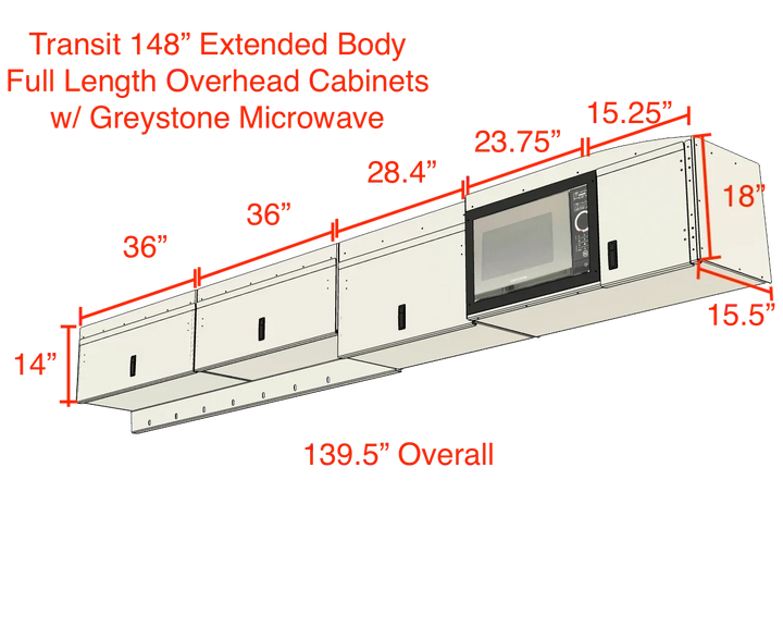 Aluminum Overhead Cabinet - AVC RIG