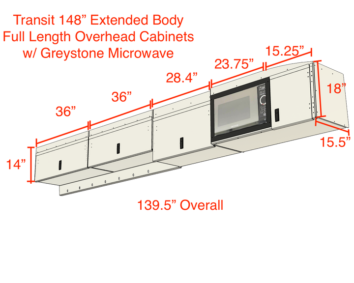 Aluminum Overhead Cabinet